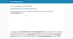 Desktop Screenshot of gleichstellungsantrag.com